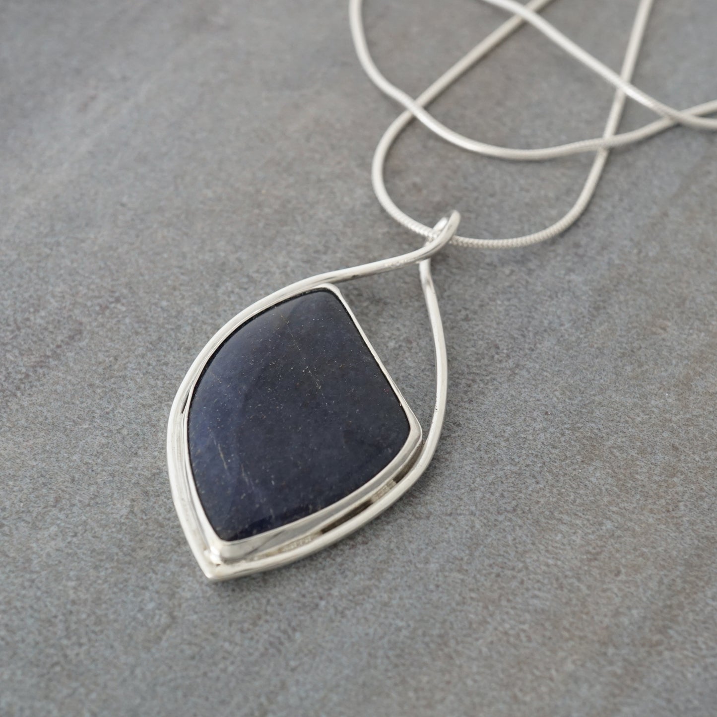 Blue Aventurine Freeform OOAK Pendant