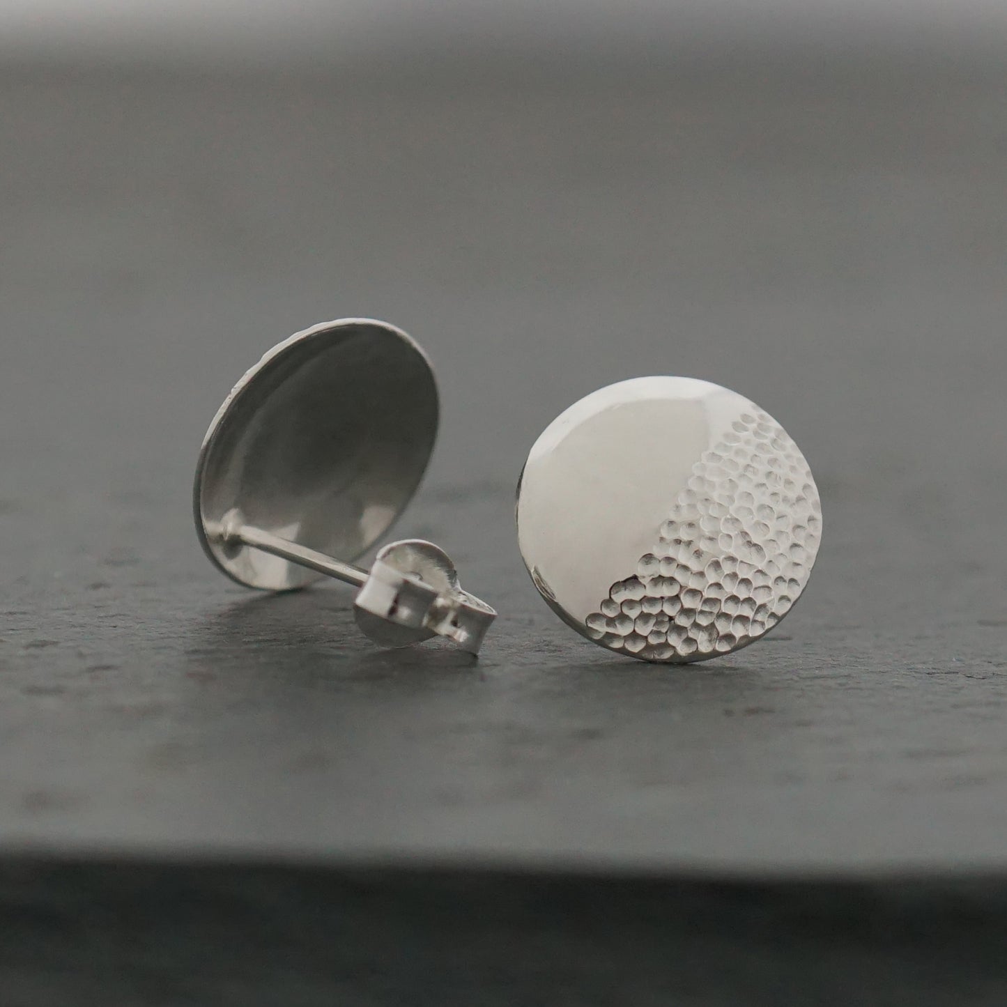 Half Stippled Domed Studs