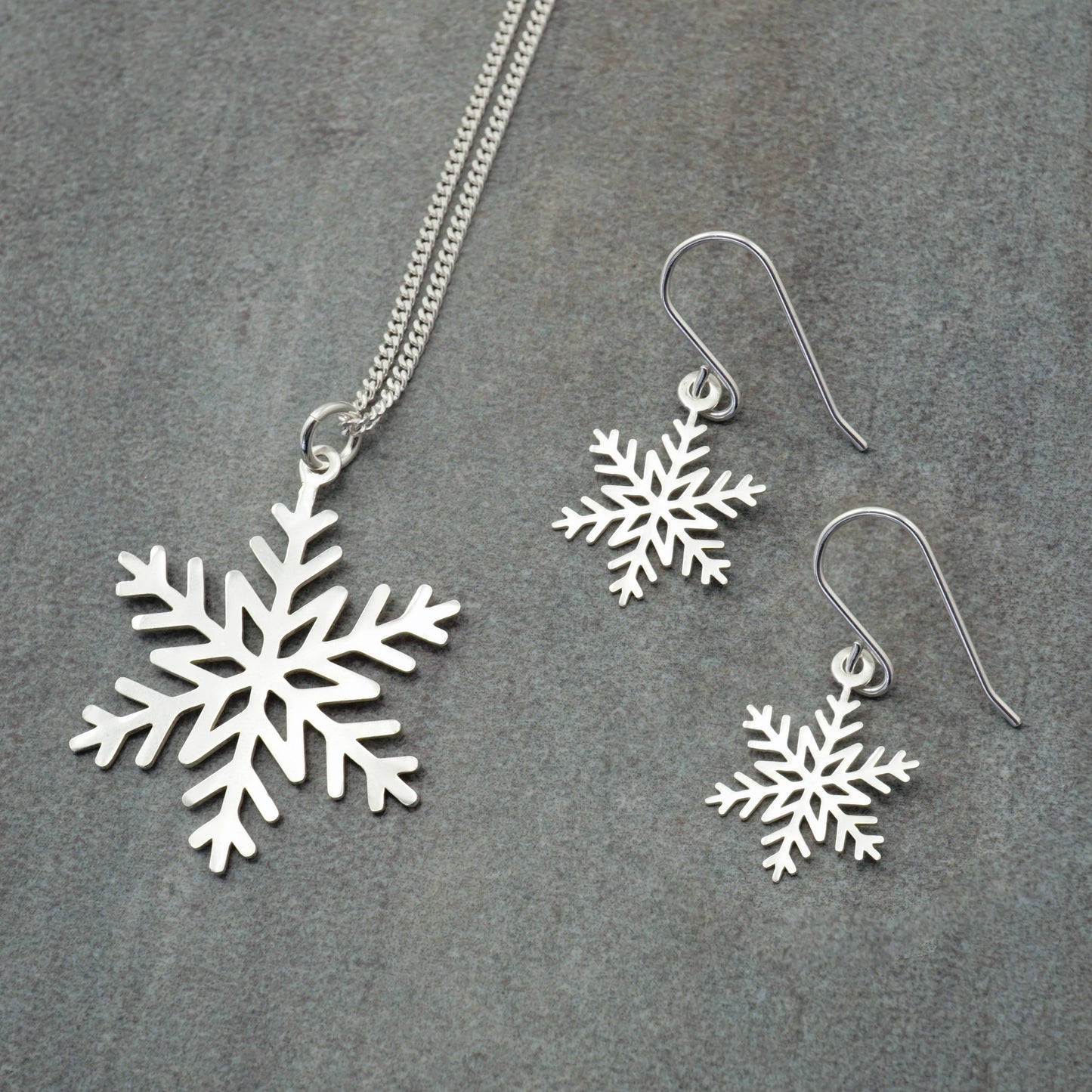Star Snowflake Earrings