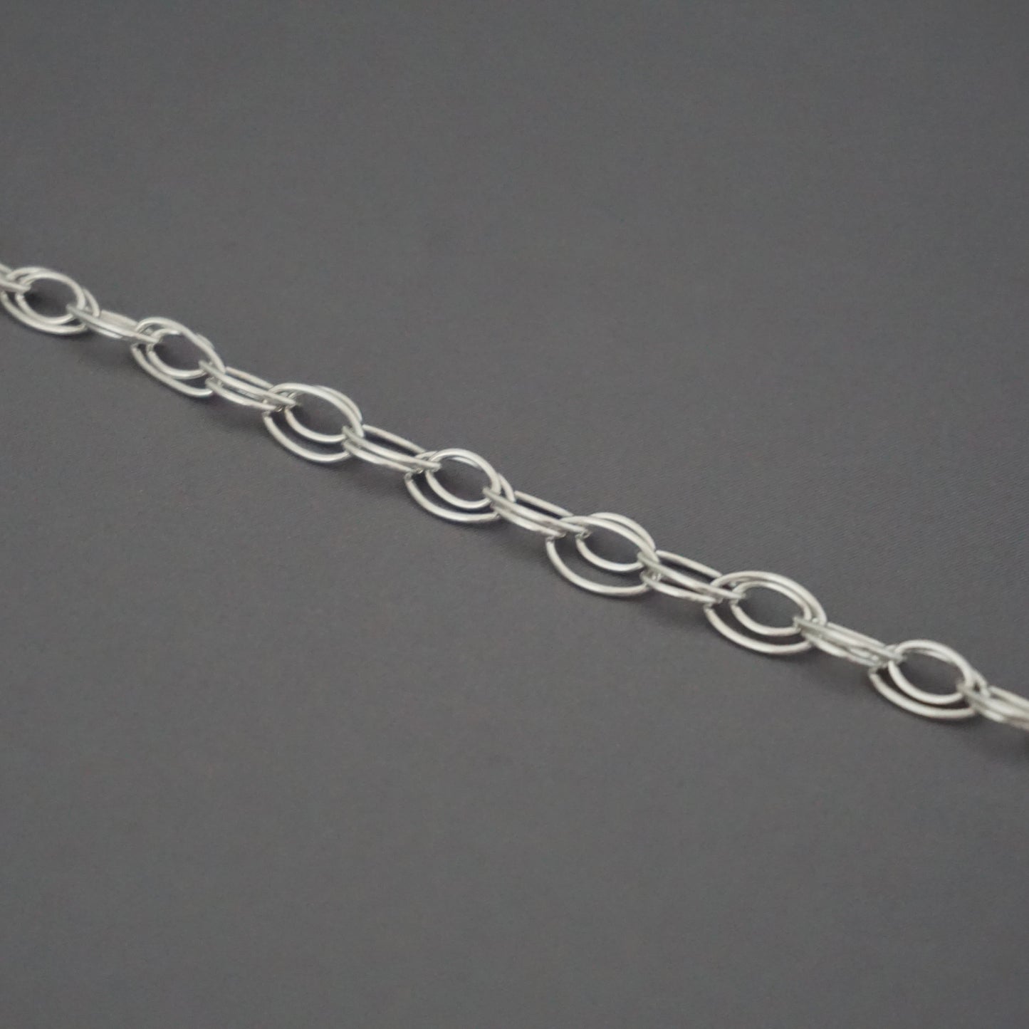 Double Oval Cascade Bracelet