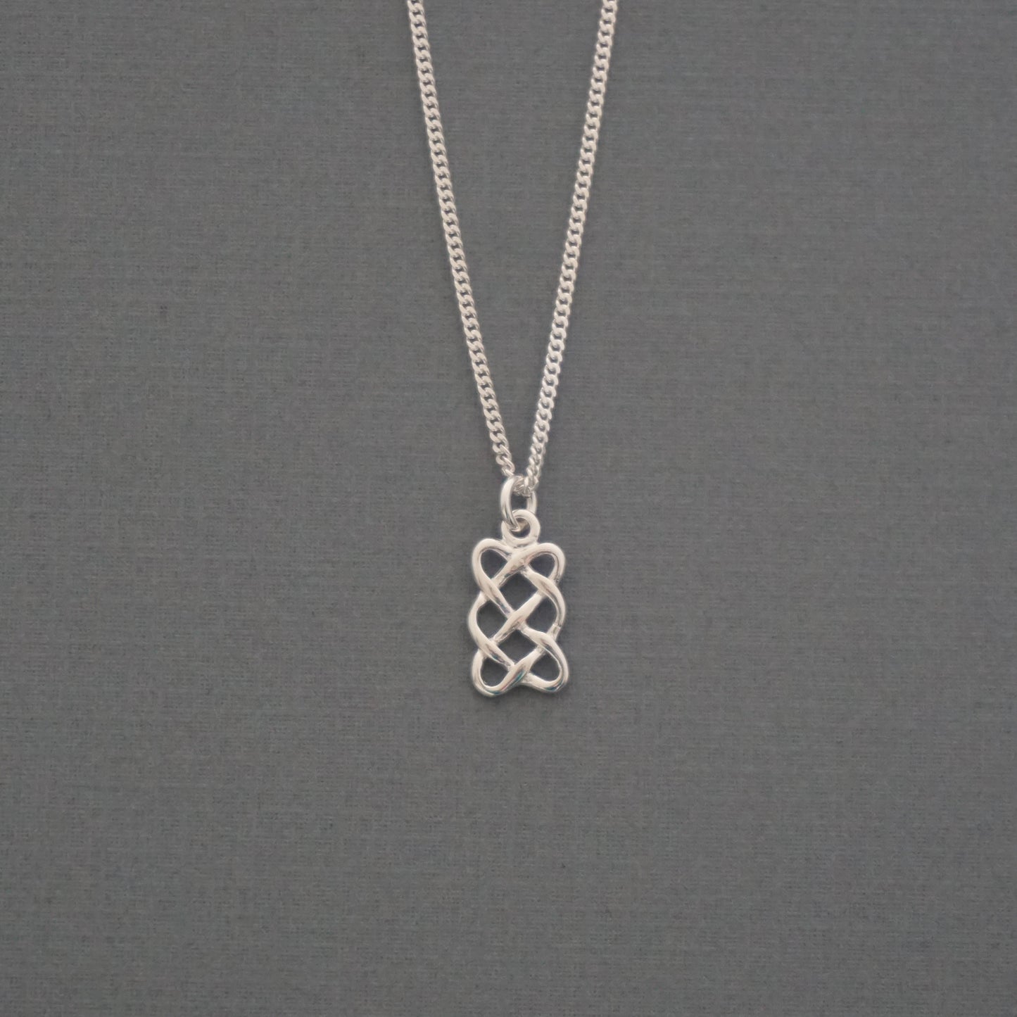 Rectangle Celtic Knot Necklace