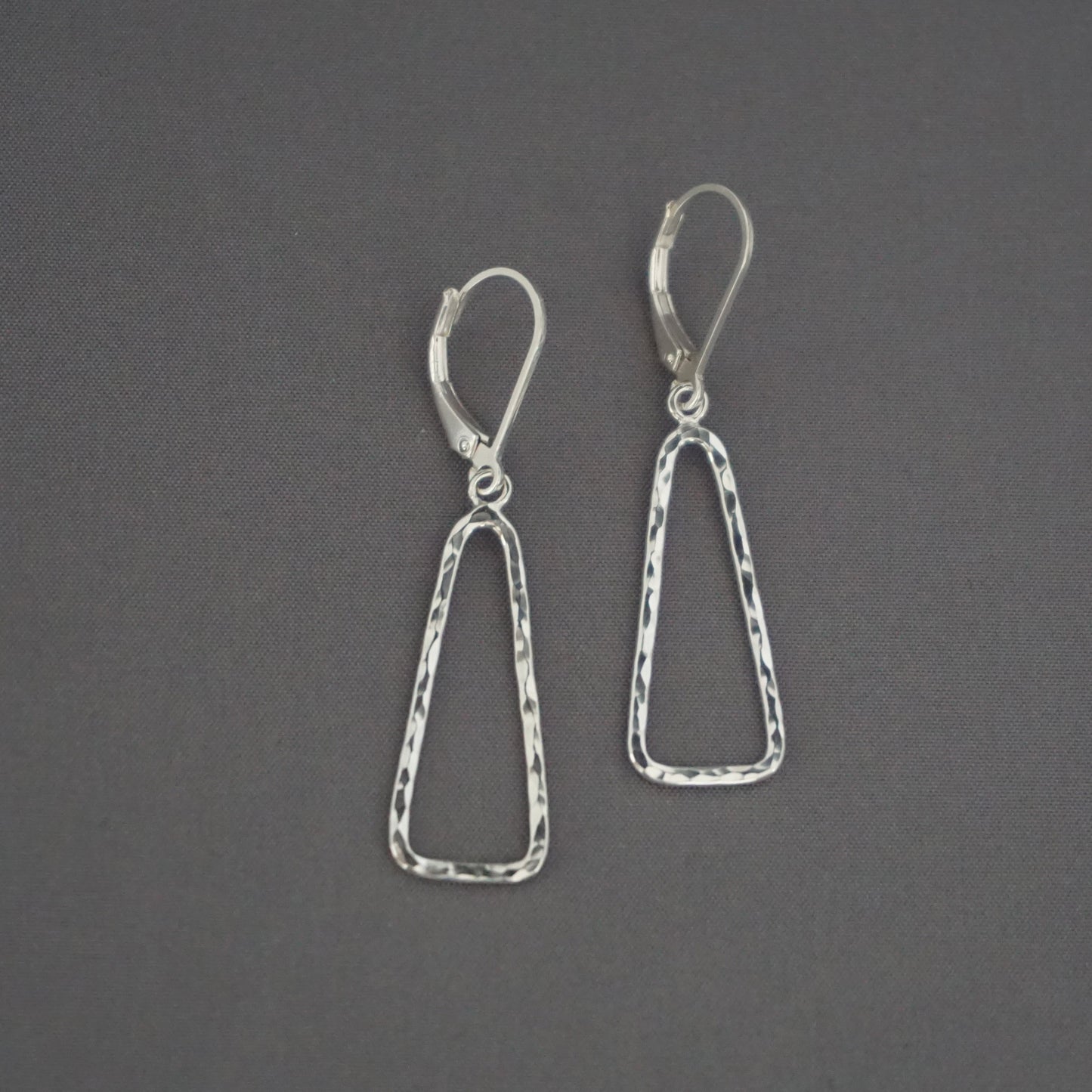 Small Hammered Triangle Drops