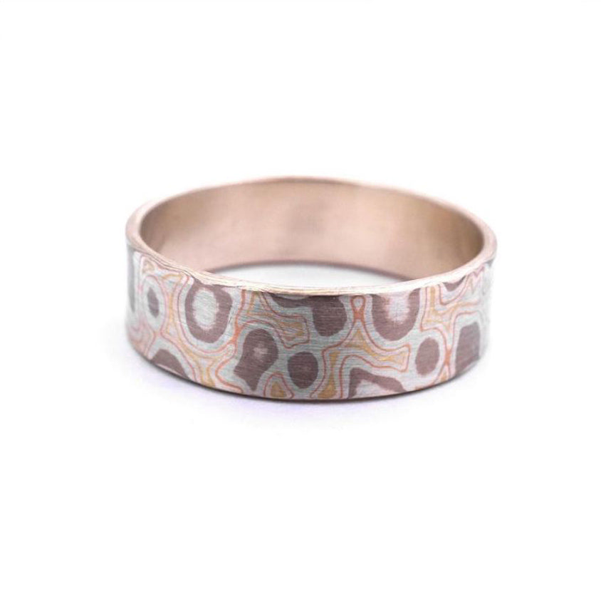 Mokume Gane Wedding Band