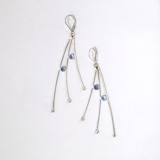 Triple Ray Earrings