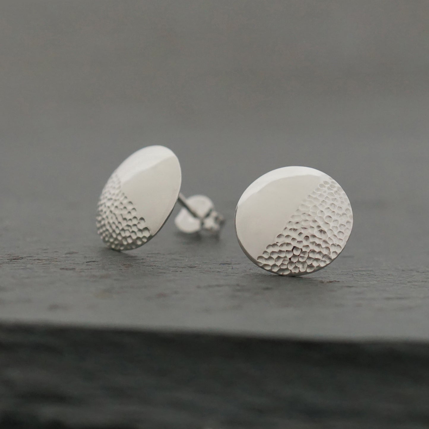 Half Stippled Domed Studs