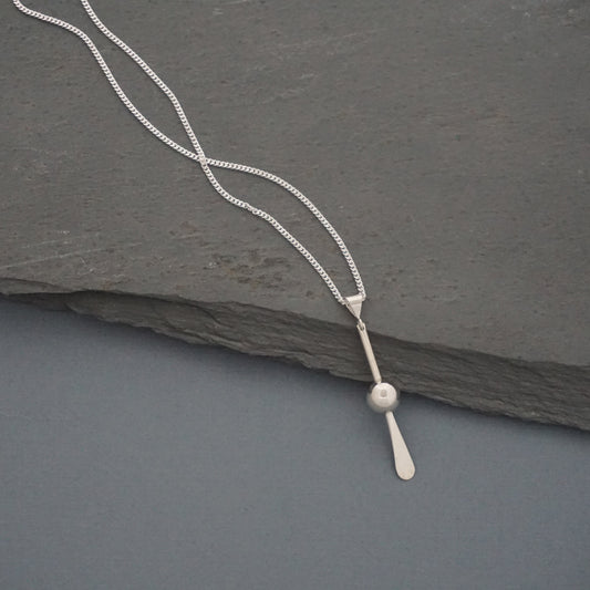 "Gaia" Ball & Paddle Pendant
