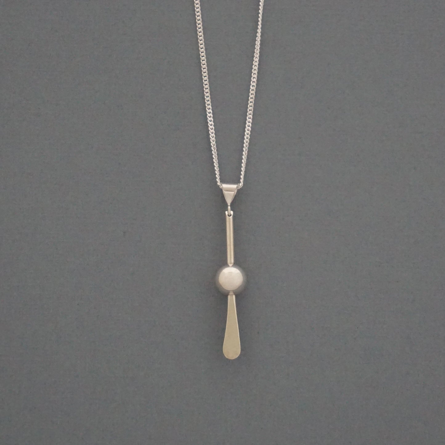 "Gaia" Ball & Paddle Pendant