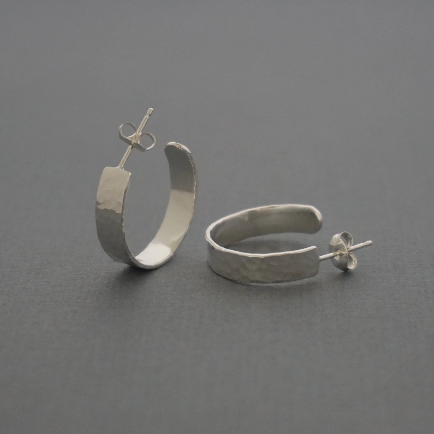 Small Wide Twiggy Hoops