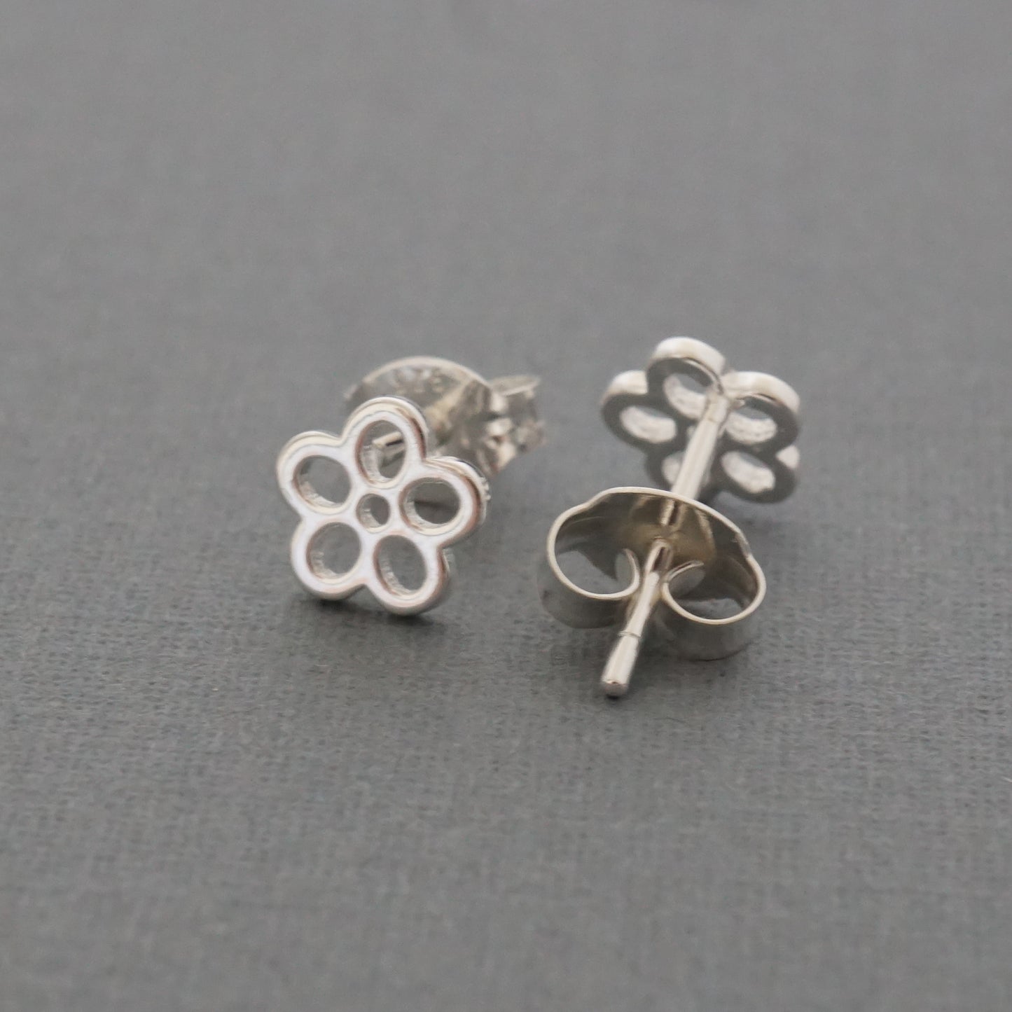 Pierced Flower Studs