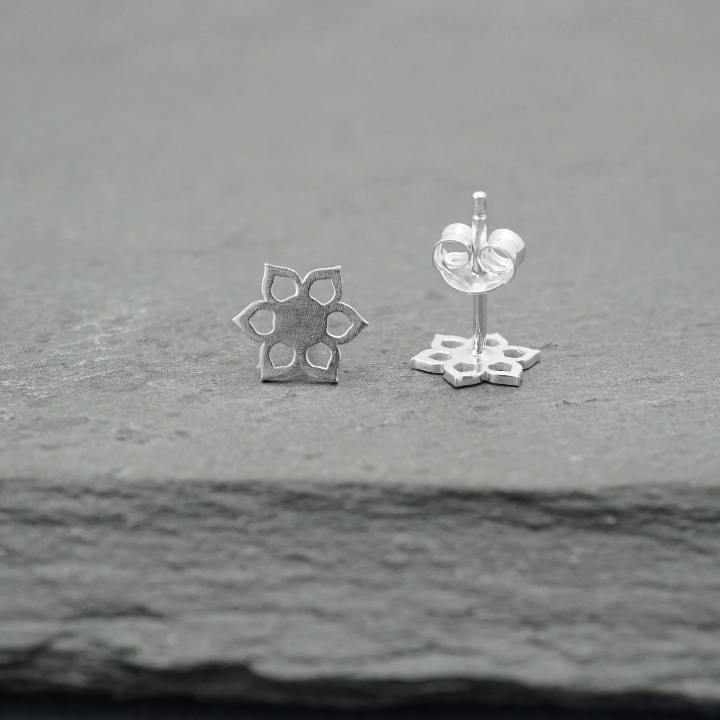 Mandala Flower Studs