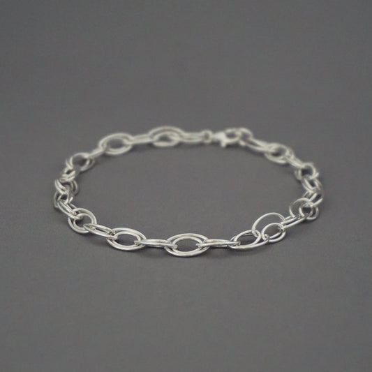 Double Oval Cascade Bracelet