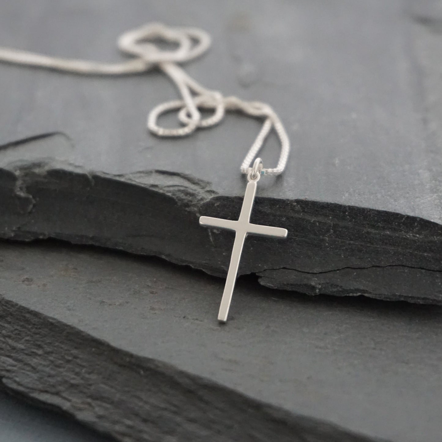 Thin Cross Necklace