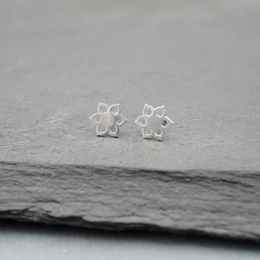 Mandala Flower Studs