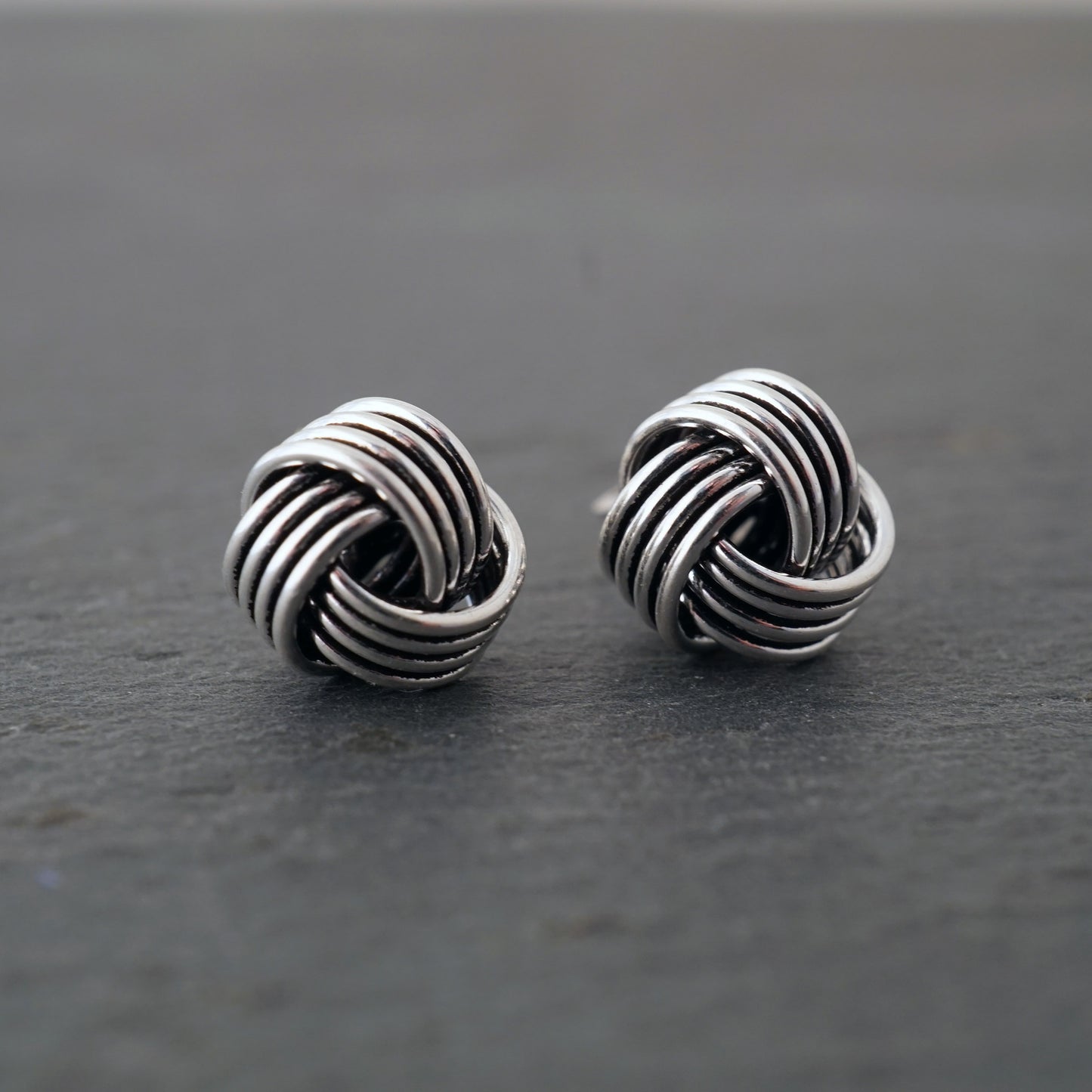 Patina Knot Studs