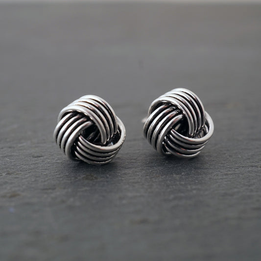 Patina Knot Studs