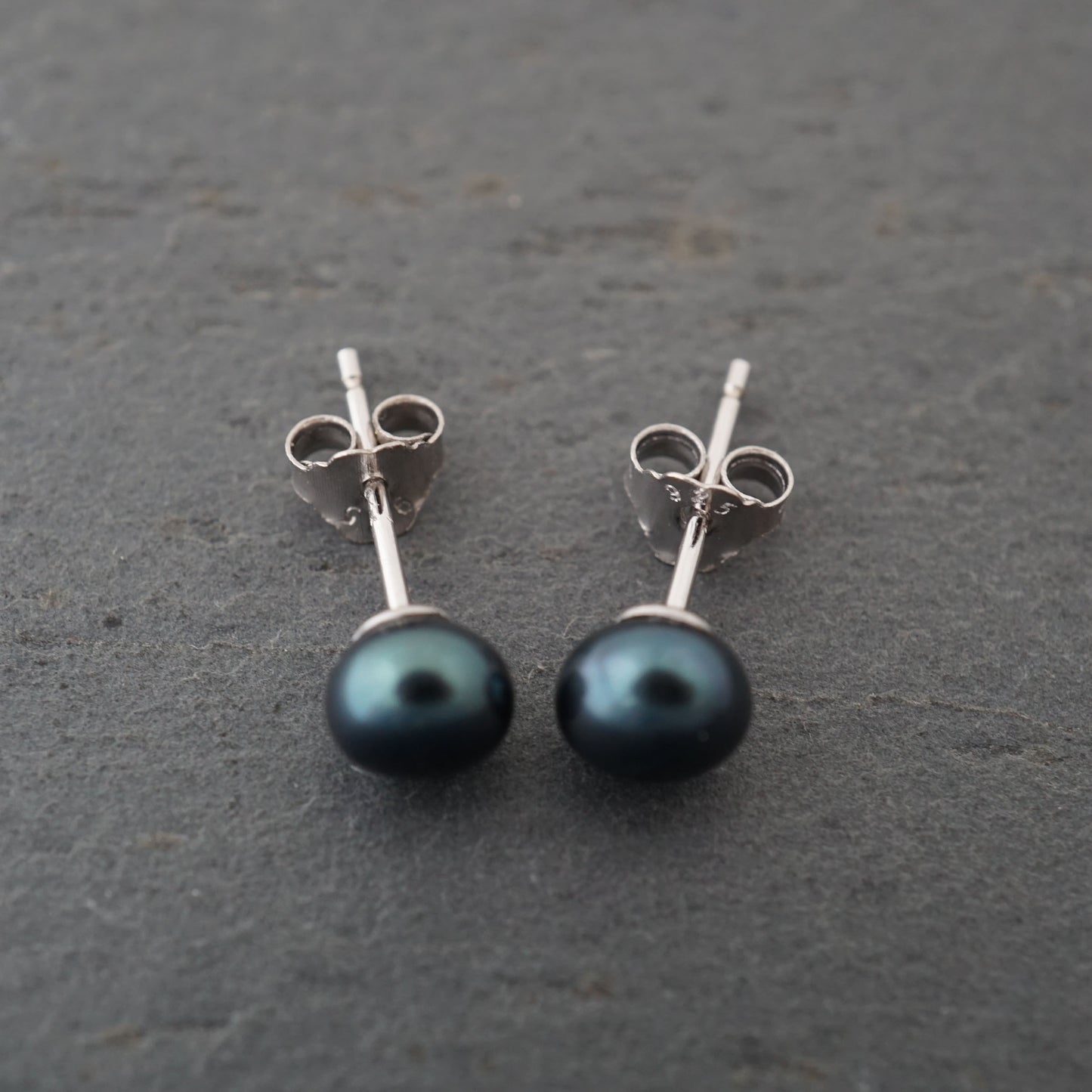Peacock Pearl Studs