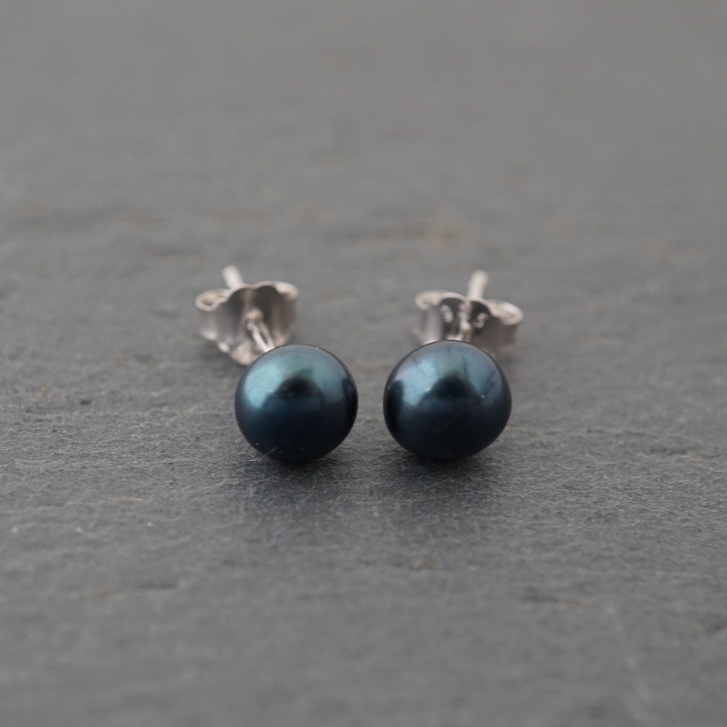 Peacock Pearl Studs