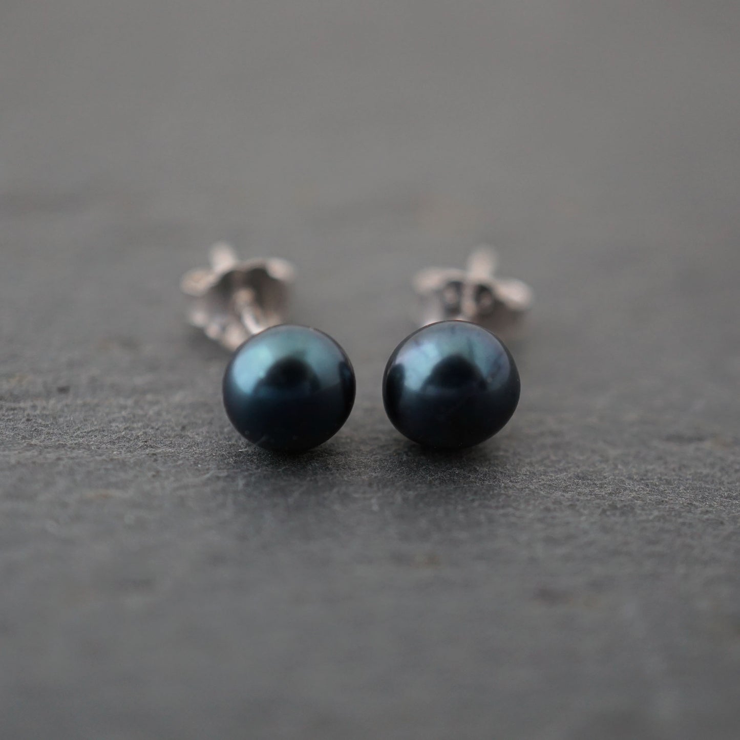 Peacock Pearl Studs