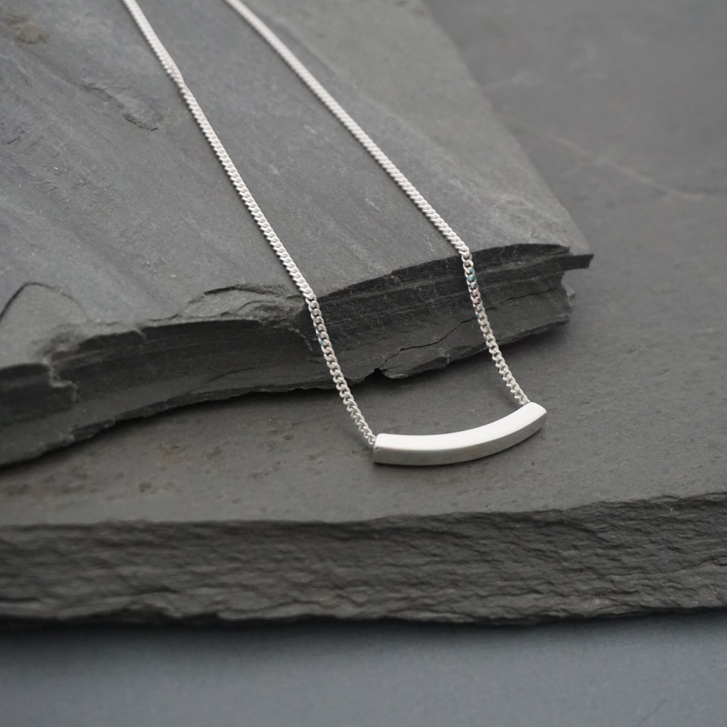 Dainty Square Tube Necklace