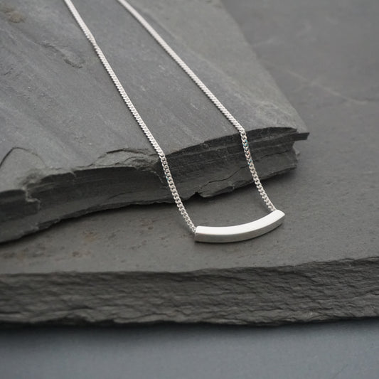Dainty Square Tube Necklace